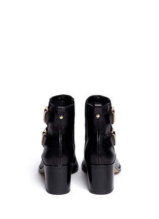 Back View - Click To Enlarge - SAM EDELMAN - 'Jodie' leather buckle boots