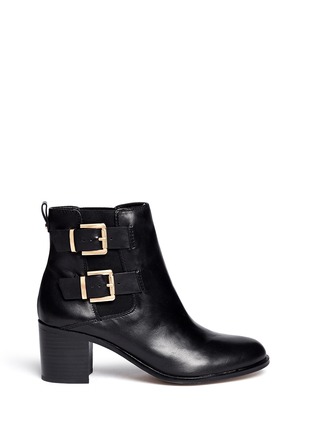 Main View - Click To Enlarge - SAM EDELMAN - 'Jodie' leather buckle boots