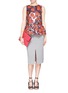 Figure View - Click To Enlarge - J.CREW - Collection metallic floral peplum top