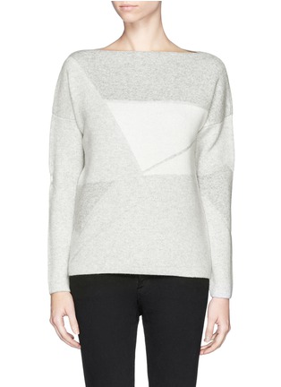 Main View - Click To Enlarge - VINCE - Geometric wool-cashmere sweater