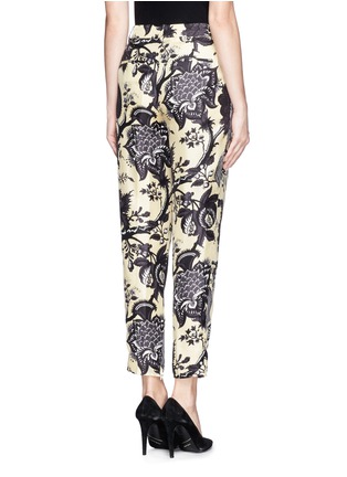 Back View - Click To Enlarge - J.CREW - Collection noir floral pant