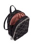 Detail View - Click To Enlarge - STELLA MCCARTNEY - 'Falabella' mini quilted shaggy deer chain backpack