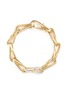 Main View - Click To Enlarge - JOHN HARDY - Diamond 18k yellow gold bamboo loop bracelet