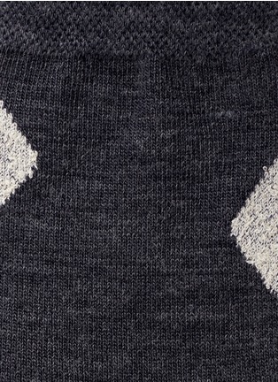Detail View - Click To Enlarge - HANSEL FROM BASEL - Diamond crew socks