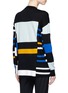Back View - Click To Enlarge - PROENZA SCHOULER - Stripe cotton blend sweater