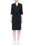 Main View - Click To Enlarge - TOPSHOP - Double breasted crepe de Chine dress