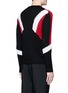 Back View - Click To Enlarge - NEIL BARRETT - 'Retro Modernist' intarsia wool sweater