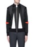 Main View - Click To Enlarge - NEIL BARRETT - 'Abstract Modernist' satin bomber jacket