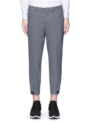 Main View - Click To Enlarge - NEIL BARRETT - Zip cuff cropped pants