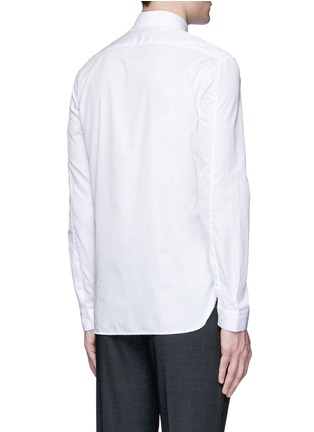 Back View - Click To Enlarge - NEIL BARRETT - Star print collar poplin shirt