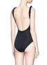 Back View - Click To Enlarge - BETH RICHARDS - 'Coco' scoop back one-piece swimsuit