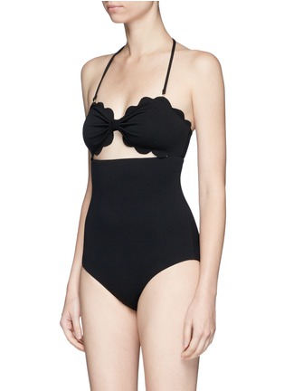 Figure View - Click To Enlarge - MARYSIA - 'Antibes' cutout bow bandeau maillot