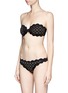 Figure View - Click To Enlarge - MARYSIA - 'Antibes' geometric lasercut scalloped bandeau top
