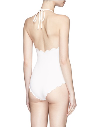 Back View - Click To Enlarge - MARYSIA - 'Mott' scalloped one-piece swimsuit