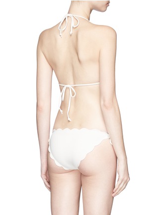 Back View - Click To Enlarge - MARYSIA - 'Broadway' scalloped triangle bikini top