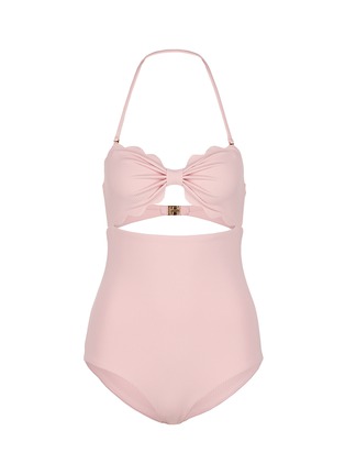 Main View - Click To Enlarge - MARYSIA - 'Antibes' cutout bow bandeau maillot