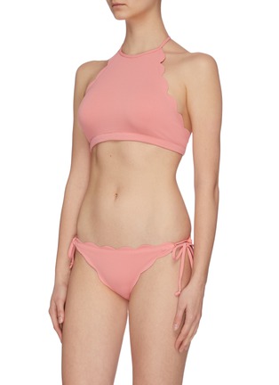 Figure View - Click To Enlarge - MARYSIA - 'Mott' scalloped halterneck bikini top