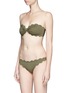 Figure View - Click To Enlarge - MARYSIA - 'Antibes' scalloped bow bandeau top
