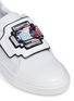 Detail View - Click To Enlarge - PIERRE HARDY - 'Slider Mega Gem' appliqué leather sneakers