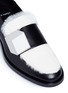 Detail View - Click To Enlarge - PIERRE HARDY - 'Hardy Dandy' rabbit fur vamp leather loafers
