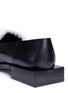 Detail View - Click To Enlarge - PIERRE HARDY - 'Hardy Dandy' rabbit fur vamp leather loafers