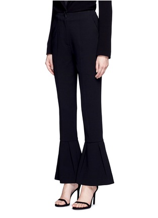 Front View - Click To Enlarge - 72723 - Tulip' textured flared pants