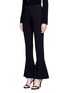 Front View - Click To Enlarge - 72723 - Tulip' textured flared pants