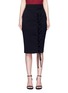 Main View - Click To Enlarge - 72723 - Lace-up cord textured skirt