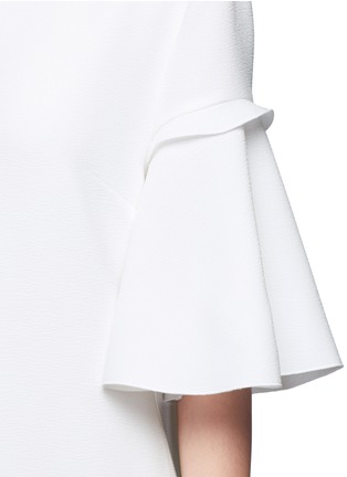 Detail View - Click To Enlarge - 72723 - Frill trim textured dress
