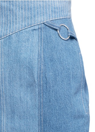 Detail View - Click To Enlarge - 72723 - Stitch waist denim skirt