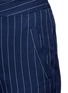 Detail View - Click To Enlarge - 72723 - Pinstripe flared cuff cotton pants
