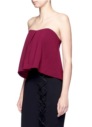 Detail View - Click To Enlarge - 72723 - Detachable sleeve off-shoulder top