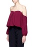 Front View - Click To Enlarge - 72723 - Detachable sleeve off-shoulder top