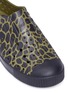 Detail View - Click To Enlarge - NATIVE  - 'Jefferson' animal print perforated kids slip-ons