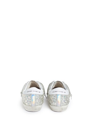 Back View - Click To Enlarge - GOLDEN GOOSE - 'Jelly Diamond' iridescent rubber sneakers