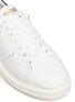 Detail View - Click To Enlarge - GOLDEN GOOSE - 'Starter' contrast metallic collar leather sneakers