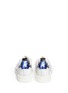 Back View - Click To Enlarge - GOLDEN GOOSE - 'Starter' contrast metallic collar leather sneakers