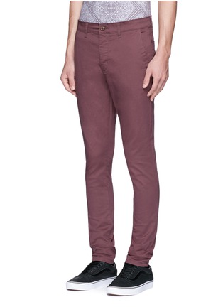 Front View - Click To Enlarge - TOPMAN - Skinny fit cotton chinos