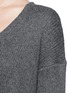 Detail View - Click To Enlarge - HELMUT LANG - Cropped asymmetric hem sweater