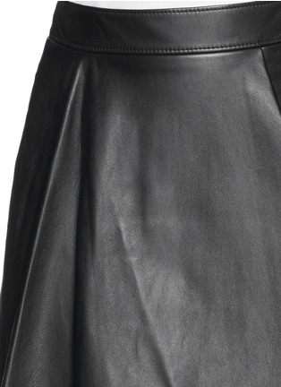 Detail View - Click To Enlarge - 3.1 PHILLIP LIM - Fold leather skirt