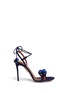 Main View - Click To Enlarge - AQUAZZURA - 'Disco Thing' sequin suede sandals