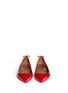 Front View - Click To Enlarge - AQUAZZURA - 'Forever Marilyn' tassel patent leather flats