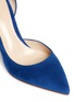 Detail View - Click To Enlarge - GIANVITO ROSSI - 'Biba Mid' suede d'Orsay pumps