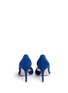 Back View - Click To Enlarge - GIANVITO ROSSI - 'Biba Mid' suede d'Orsay pumps