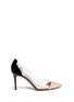 Main View - Click To Enlarge - GIANVITO ROSSI - 'Plexi 85' clear PVC patent leather pumps