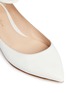 Detail View - Click To Enlarge - GIANVITO ROSSI - Ankle strap leather flats