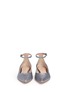 Front View - Click To Enlarge - GIANVITO ROSSI - 'Gia' glitter skimmer flats