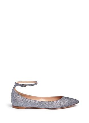 Main View - Click To Enlarge - GIANVITO ROSSI - 'Gia' glitter skimmer flats