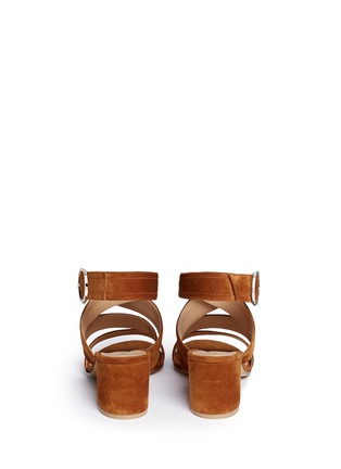Back View - Click To Enlarge - GIANVITO ROSSI - 'Rylee' strappy suede sandals