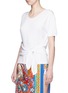 Front View - Click To Enlarge - - - Tie waist cotton T-shirt